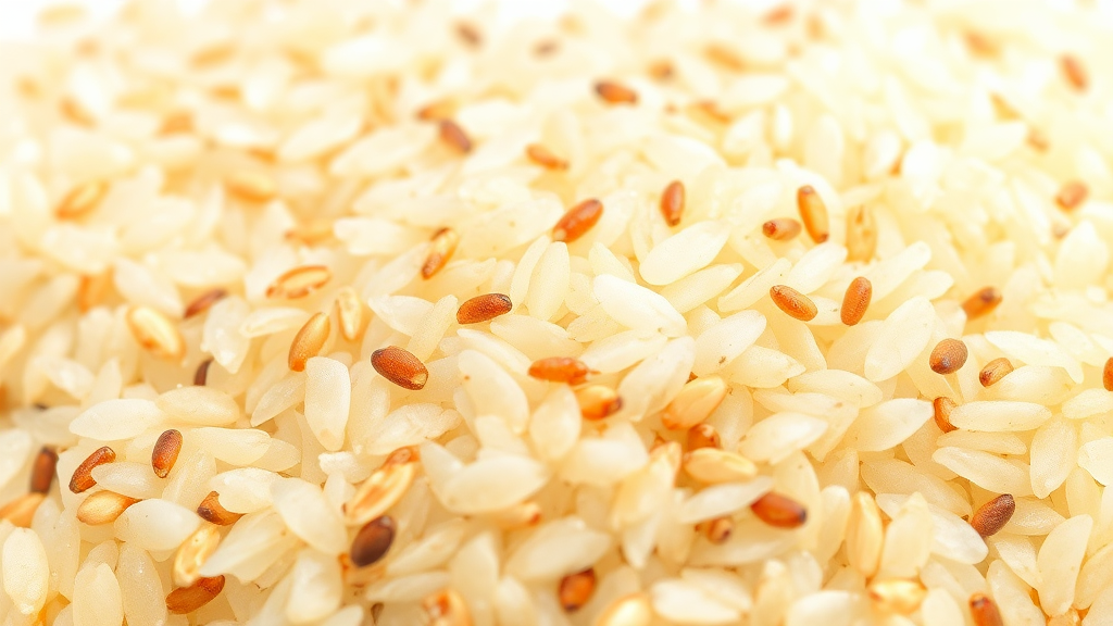 오곡밥: 건강과 풍요를 담은 전통 음식 (watercolor 스타일)