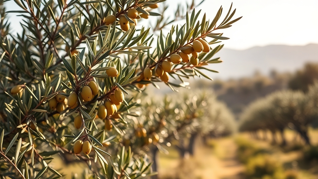 오넬리아 올리브오일 특징 (realistic 스타일)