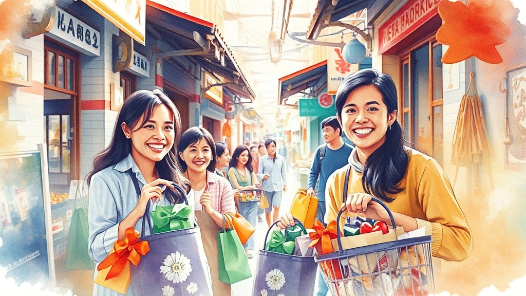 전통시장 활성화, 기대되는 효과! (watercolor 스타일)