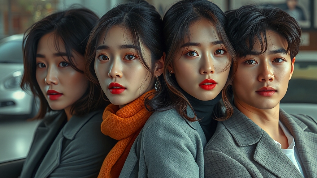 주요 등장인물 소개 (realistic 스타일)