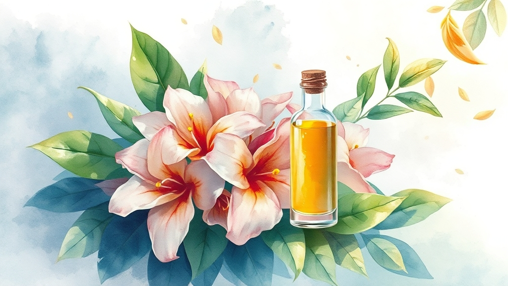 베르가못 효능 (watercolor 스타일)