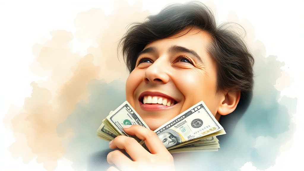 현금 확보 및 관리법 (watercolor 스타일)