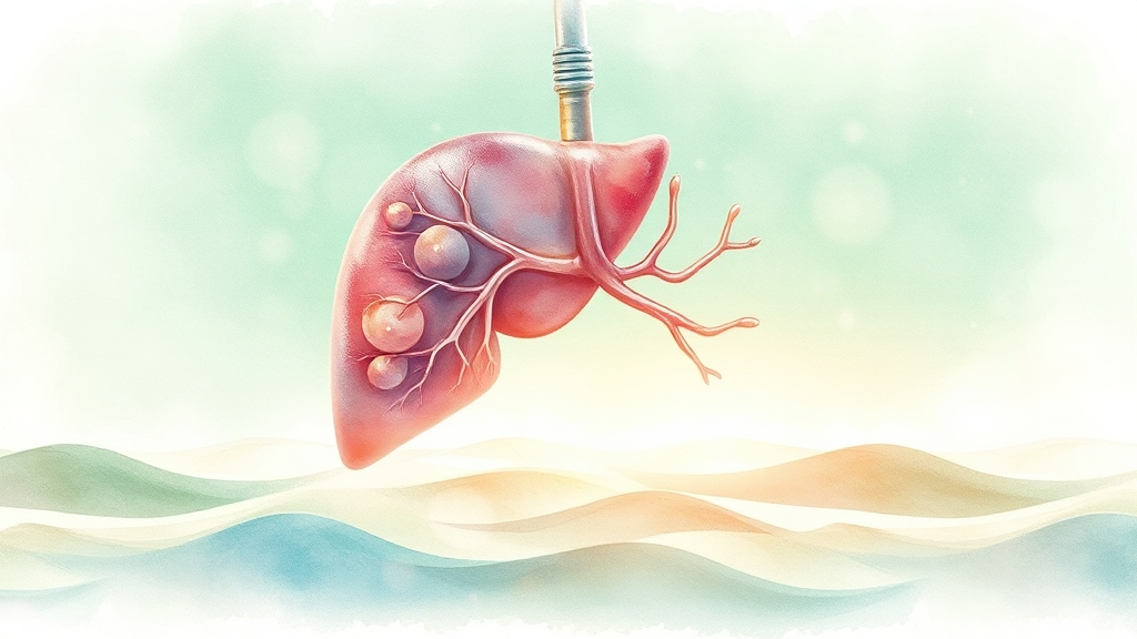 간 건강, FAQ로 궁금증 해결! (watercolor 스타일)