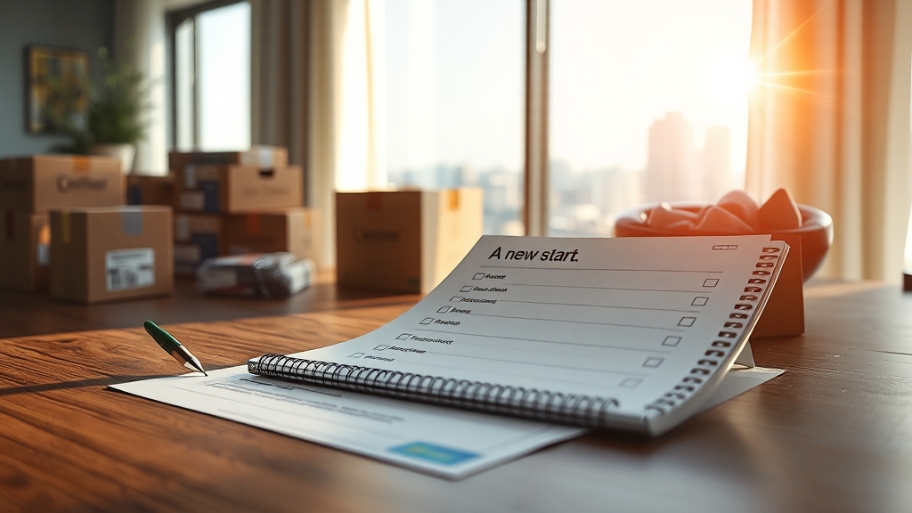 이제, 스마트한 이사를 시작하세요! (realistic 스타일)