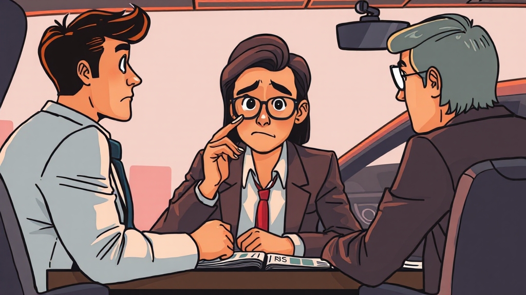 과실 비율 조정, 어떻게 할까요? (cartoon 스타일)