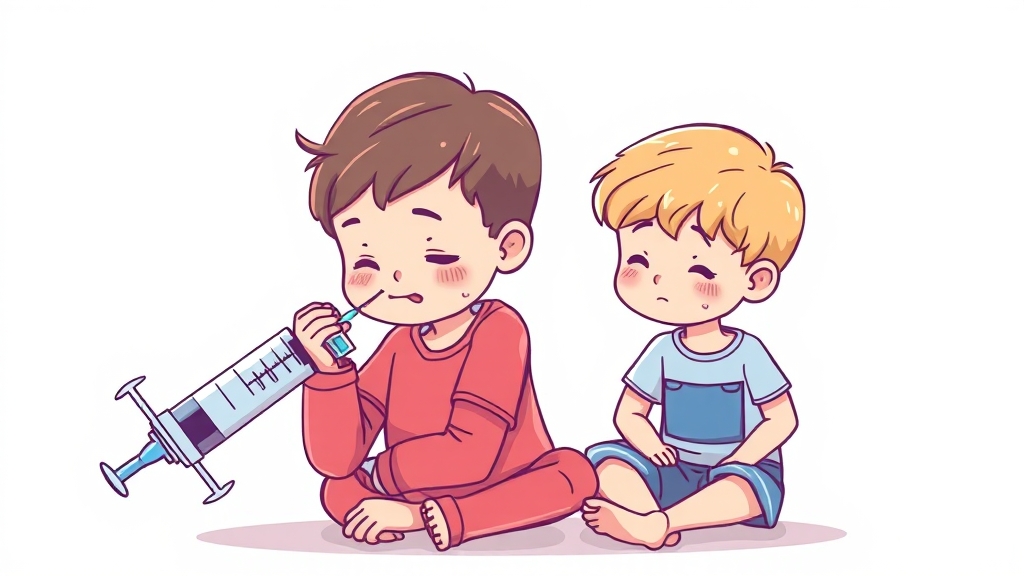 접종 전후 주의사항 (illustration 스타일)