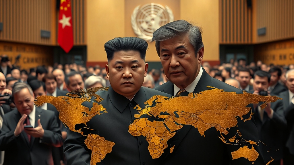 국제 뉴스 브리핑 (realistic 스타일)