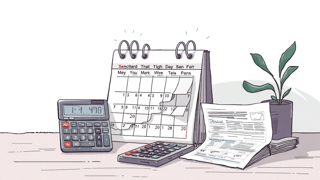 2025년 연차수당 계산 방법 (illustration 스타일)