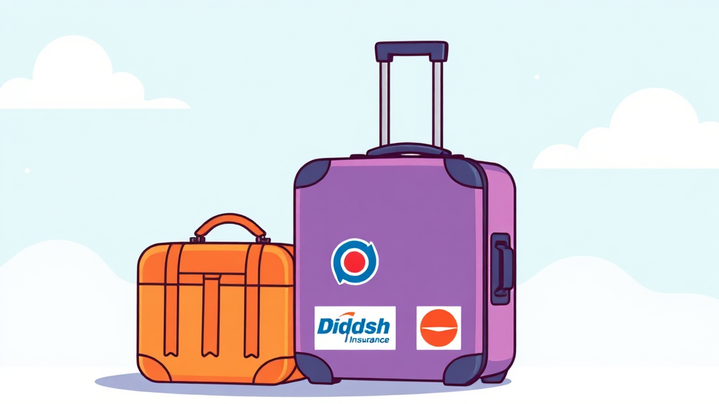 디시 추천 여행자보험 TOP 3 (cartoon 스타일)