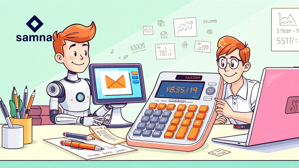 예상 환급액 확인하기 (cartoon 스타일)