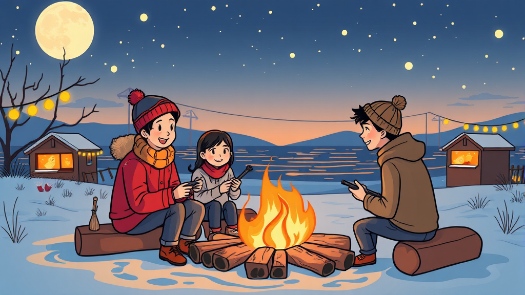 잊지 못할 추억 만들기: 축제 후기 및 추가 정보 (cartoon 스타일)