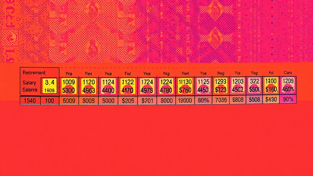 알바 퇴직금, 급여별 계산 예시 (popart 스타일)