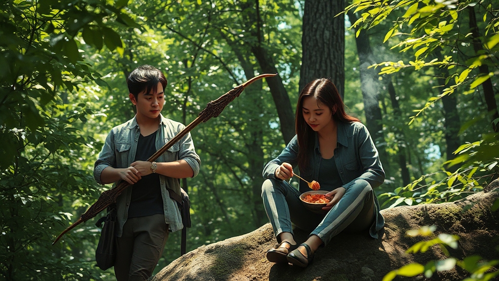 이헌과의 관계 변화: 오해와 갈등 (realistic 스타일)