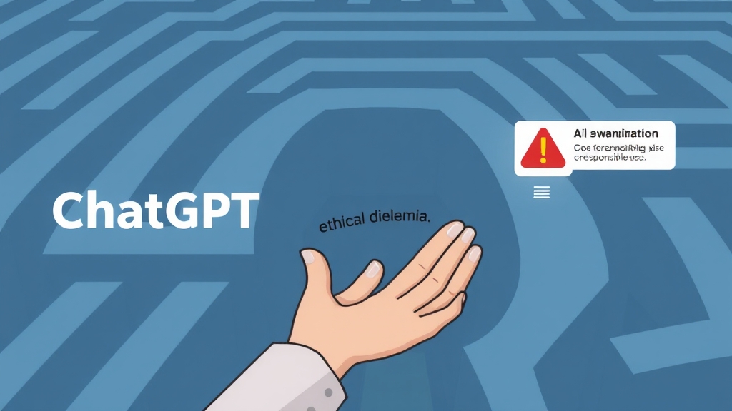 챗GPT 활용 시 주의사항 (illustration 스타일)