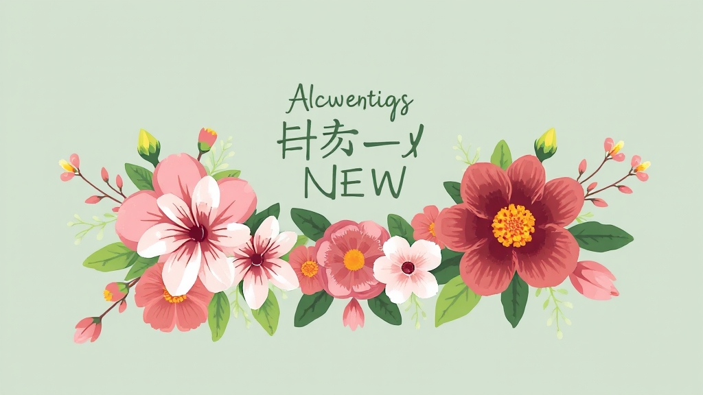 축하화환 배달 서비스 안내 (illustration 스타일)