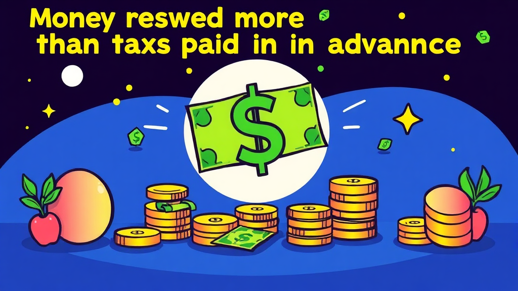 종합소득세 환급, 왜 발생할까요? (cartoon 스타일)