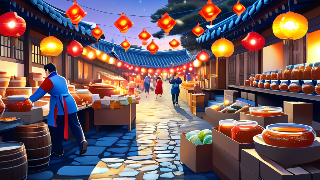 밤늦은 선물 준비, 이제 걱정 끝! (realistic 스타일)