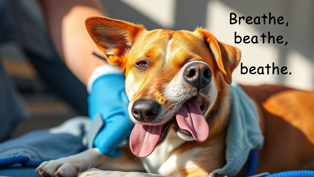 빈호흡 치료 & 예방 관리 (realistic 스타일)