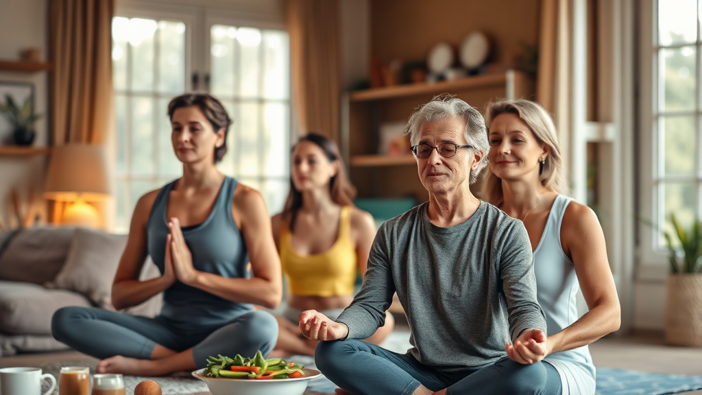 생활 습관, 어떻게 개선할까? (realistic 스타일)