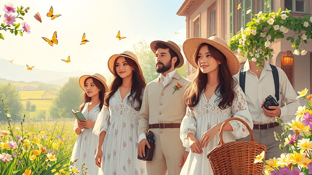 5월 여행 준비 꿀팁 (illustration 스타일)