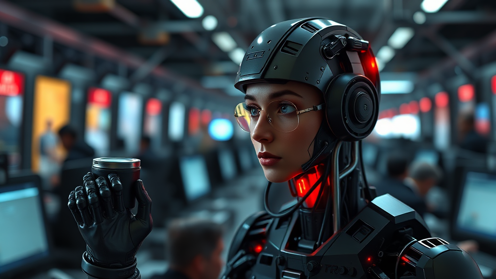 자동화 부업의 리스크 및 주의사항 (realistic 스타일)