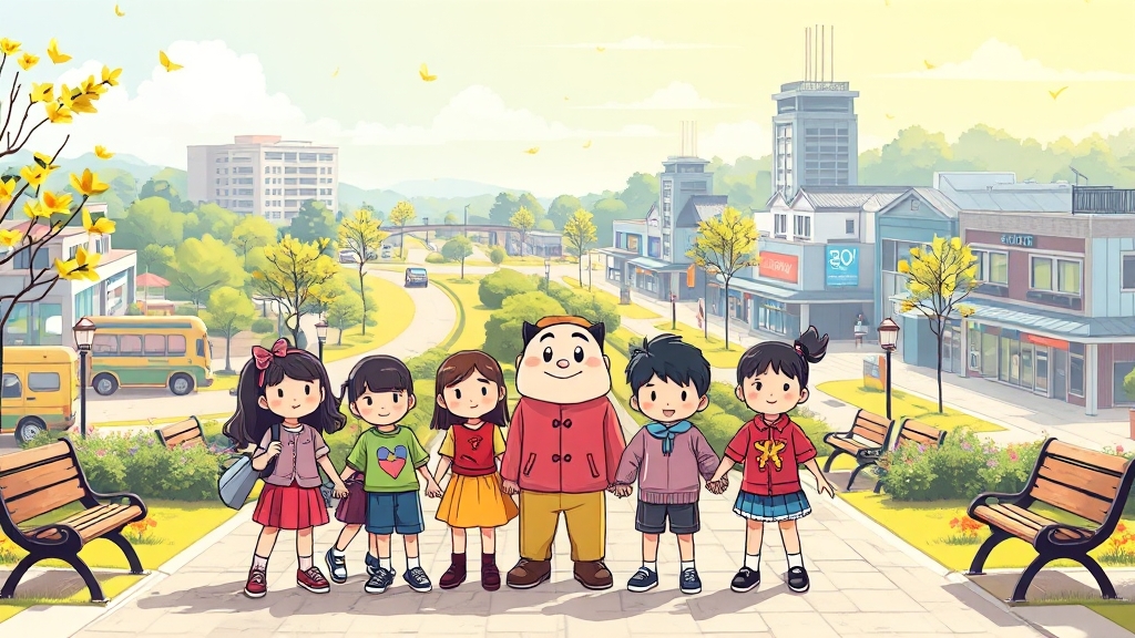 산울마을2단지 입지 분석 (cartoon 스타일)