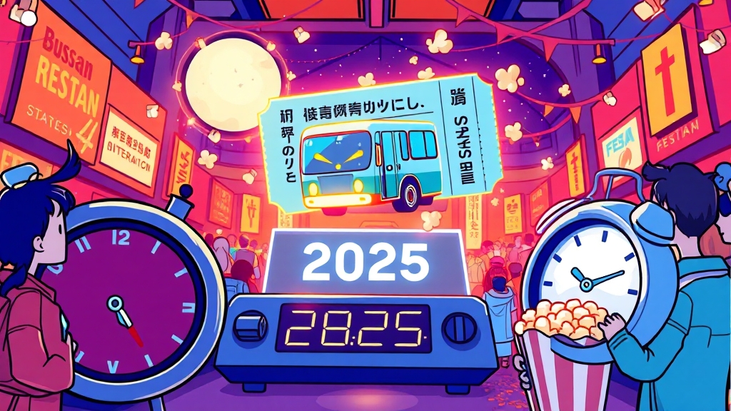 예매 일정 미리 체크 (cartoon 스타일)