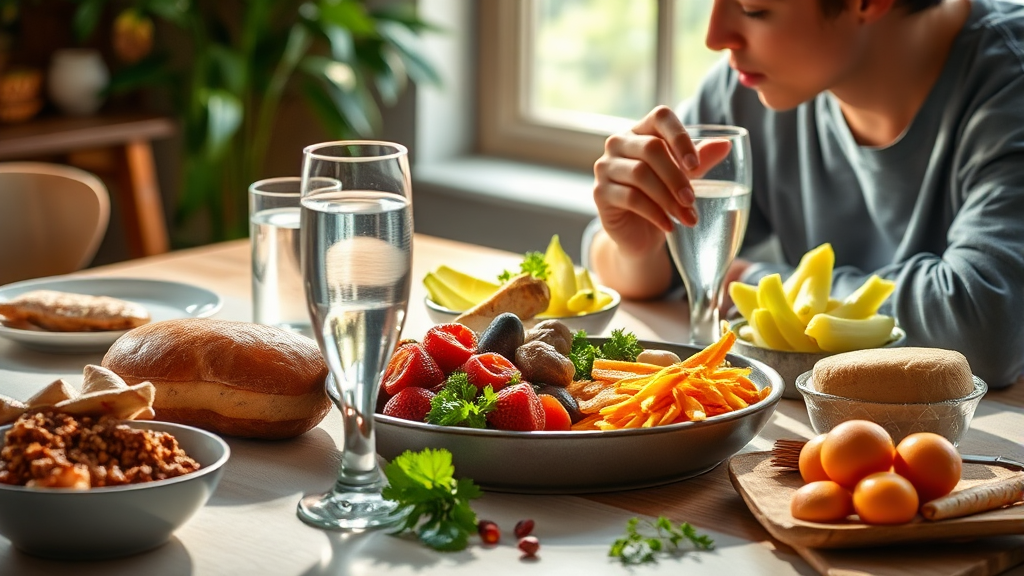 배고픔을 다스리는 식단 관리 비법 (realistic 스타일)