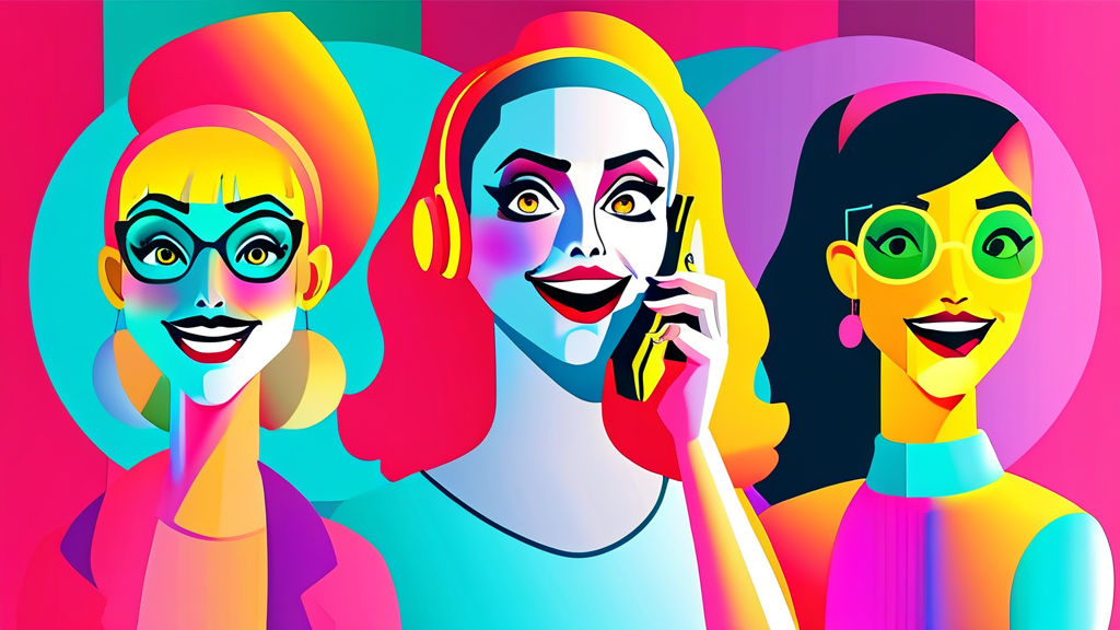 070 전화, 왜 스팸이 많을까? (cartoon 스타일)