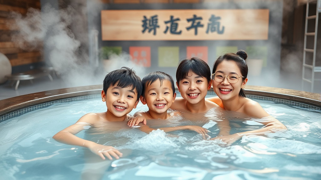 척산온천, 최고의 선택! (realistic 스타일)