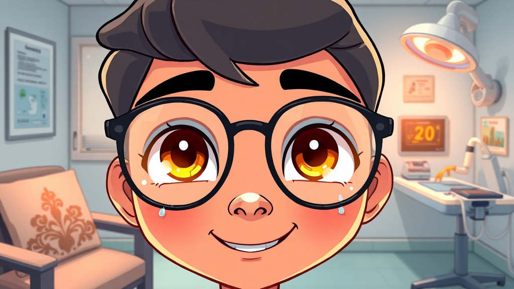 퍼스널아이즈, 부작용은? (cartoon 스타일)