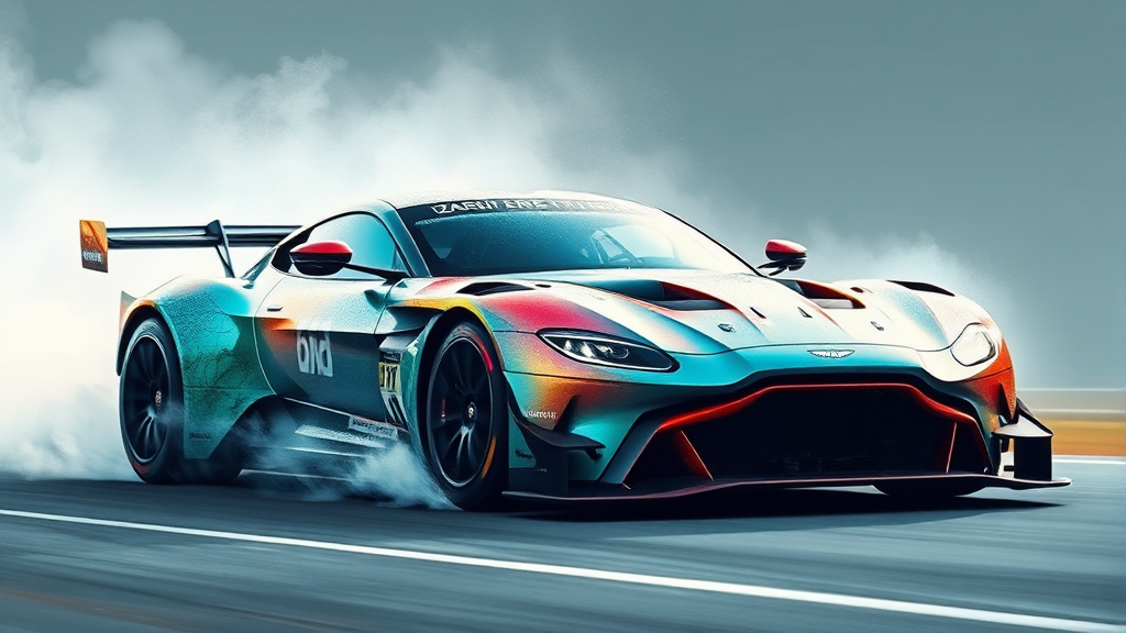 아드리안 뉴이, 애스턴 마틴의 기술 혁신을 이끌다 (watercolor 스타일)