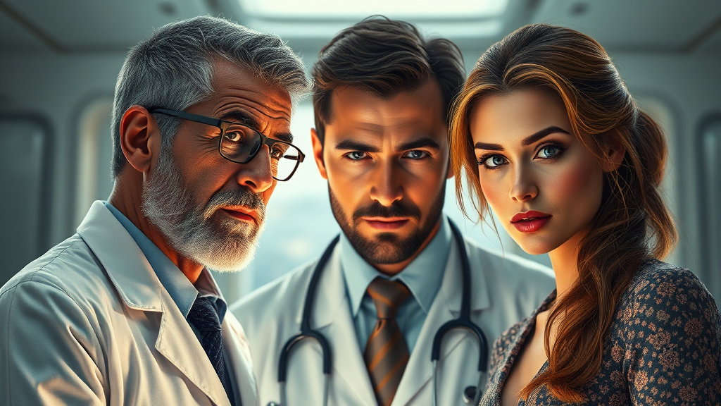 주요 등장인물 및 관계 분석 (realistic 스타일)