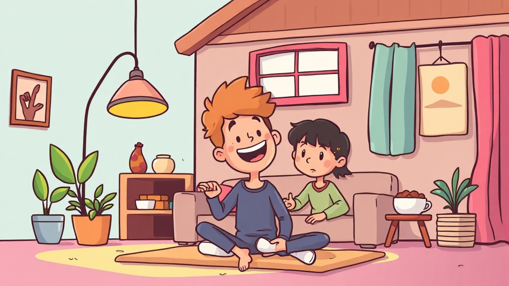 청년 월세 지원, 왜 중요할까요? (cartoon 스타일)