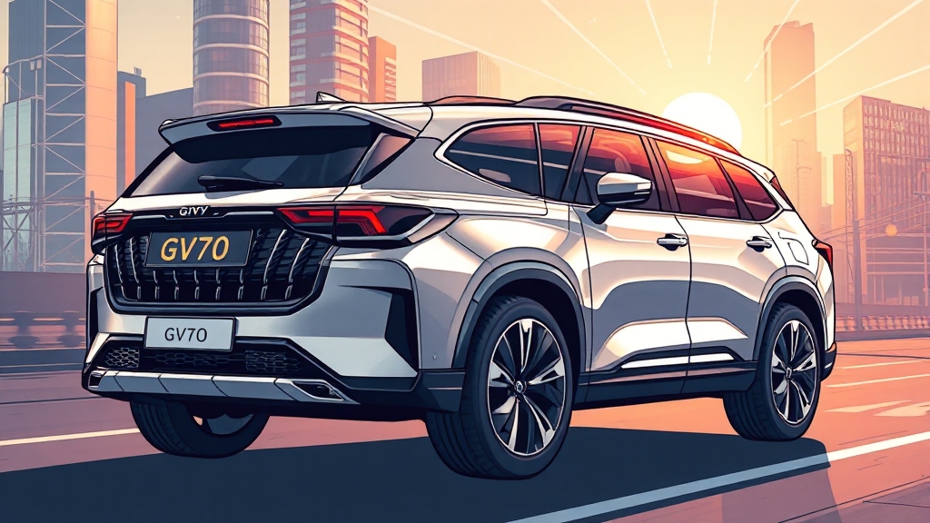 GV70 구매 가이드: 가격, 견적, 장단점 (illustration 스타일)