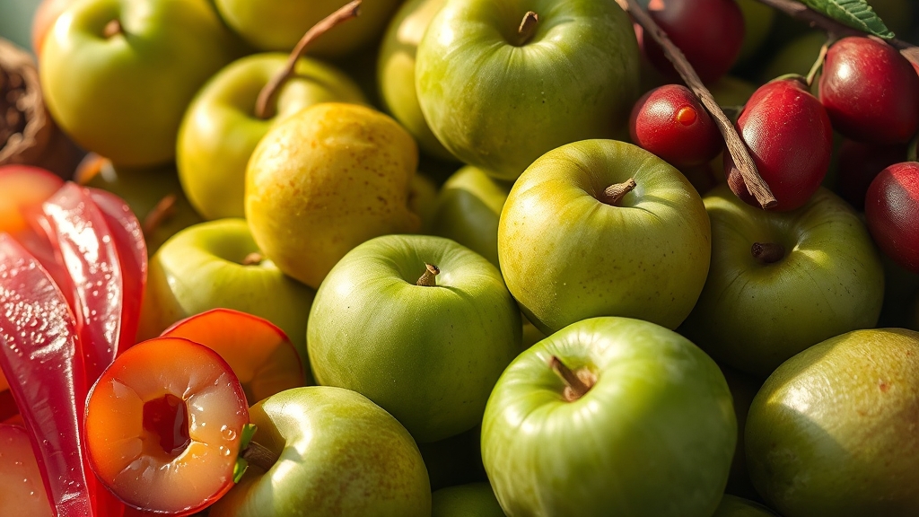 청매실, 언제 수확하는 게 좋을까? (realistic 스타일)