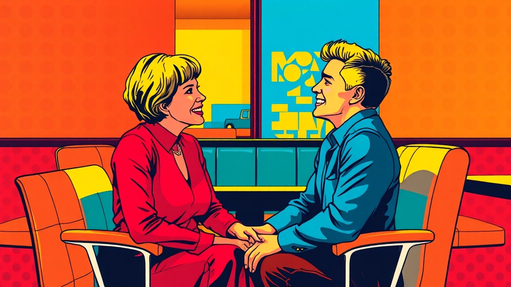 MBTI 궁합 테스트, 왜 할까? (popart 스타일)