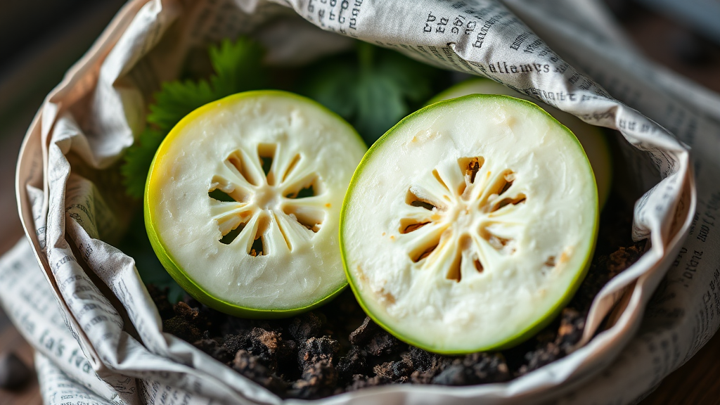 히카마 보관법, 신선하게 유지하기 (realistic 스타일)