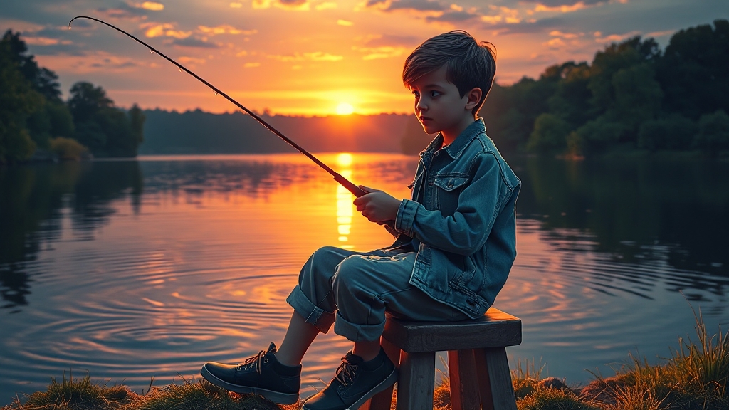 성장 스토리를 담은 힐링 콘텐츠 (realistic 스타일)