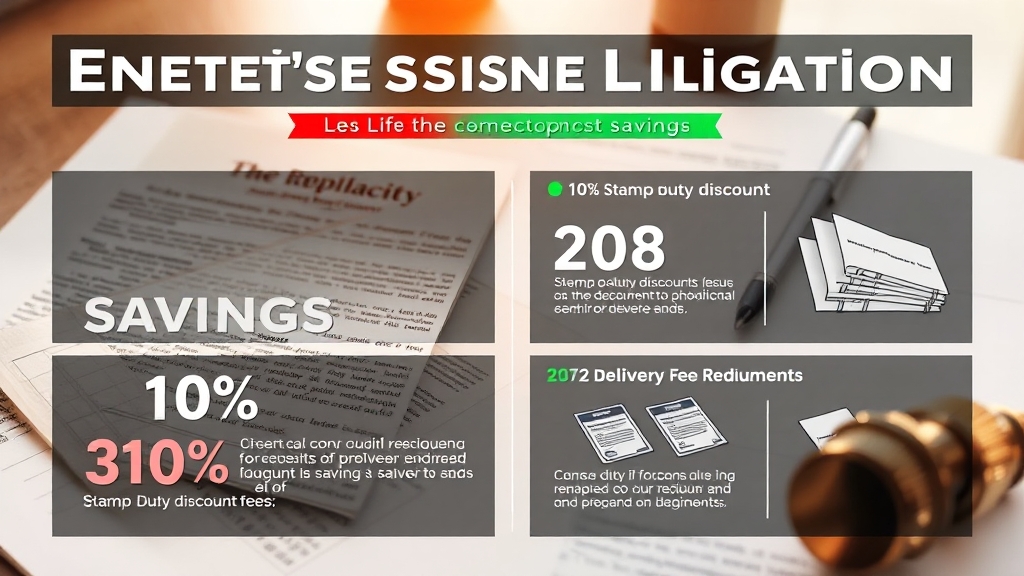 전자소송 비용 상세 안내 (realistic 스타일)