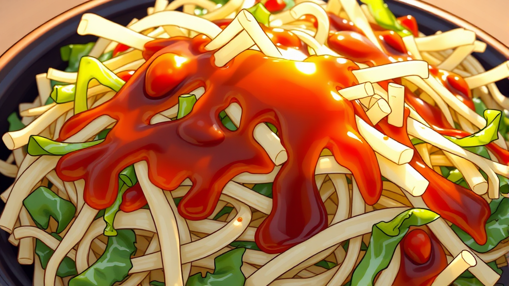 맛있는 봄동 비빔밥, 제대로 만드는 레시피 (illustration 스타일)