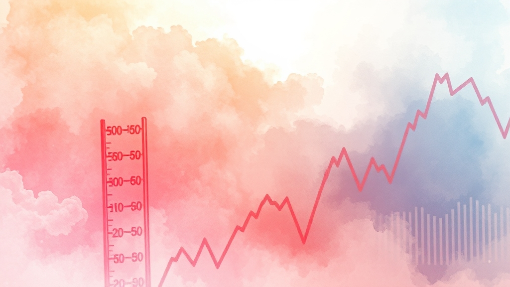 금리 인하, 시장은 어떻게 반응할까? (watercolor 스타일)