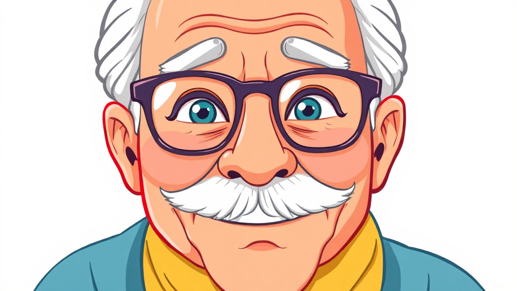 유베지, 돋보기 안경을 대체할 수 있을까? (cartoon 스타일)