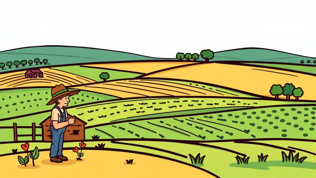 나에게 맞는 공익직불금 종류와 자격 요건 확인하기 (cartoon 스타일)