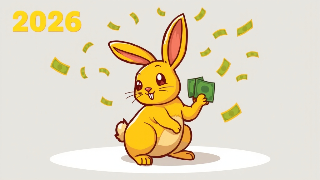 2026년 재물운 (cartoon 스타일)