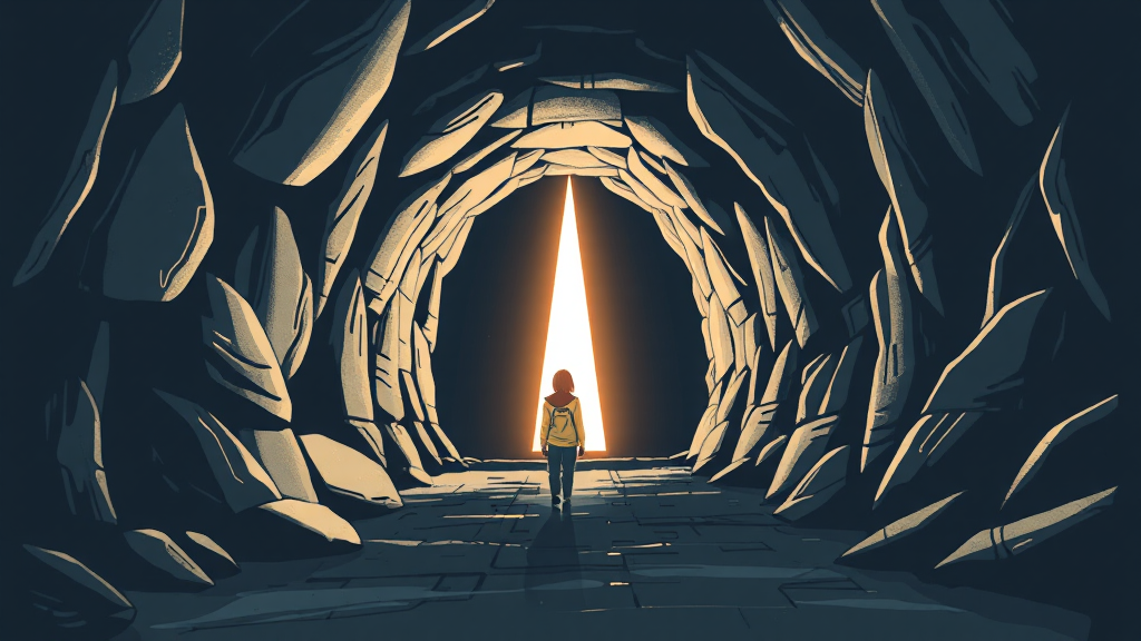 희망을 잃지 않는 것이 중요 (illustration 스타일)