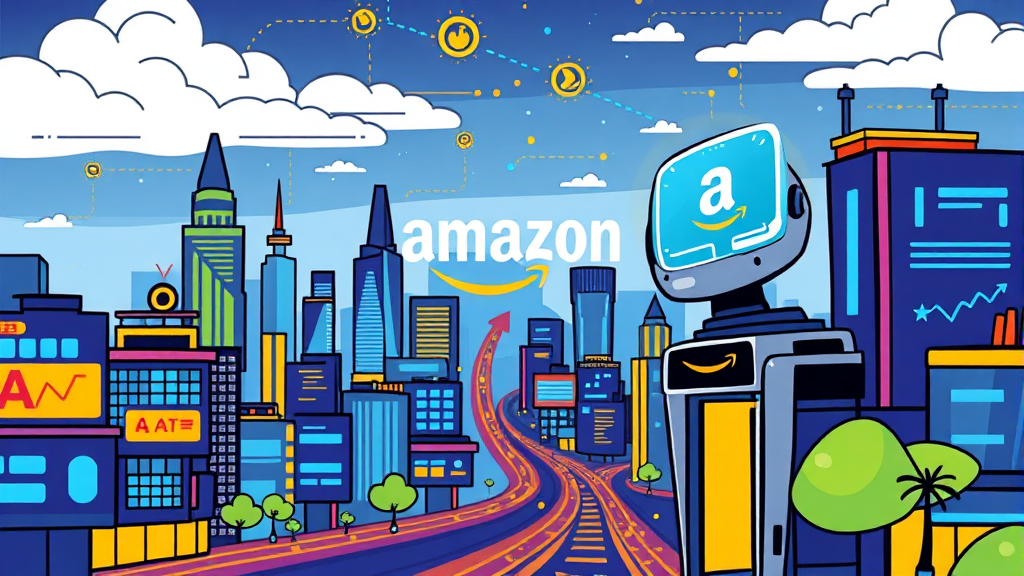 결론: Amazon Q의 가능성과 미래 (cartoon 스타일)