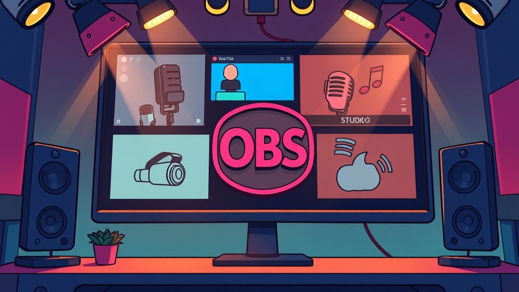 OBS Studio란? (cartoon 스타일)