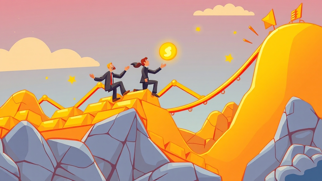 오늘의 금 시세는? (cartoon 스타일)