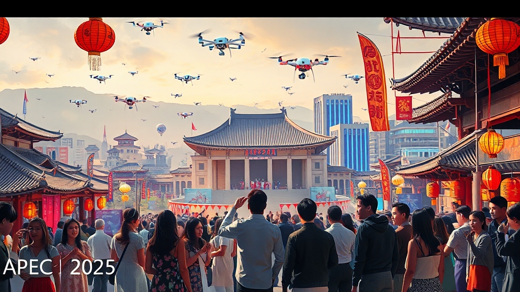2025 경주 APEC, 성공 개최 기대 (realistic 스타일)